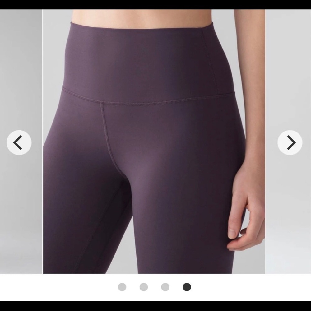 Lululemon 2 Aligns 21”BLACK CURRANT